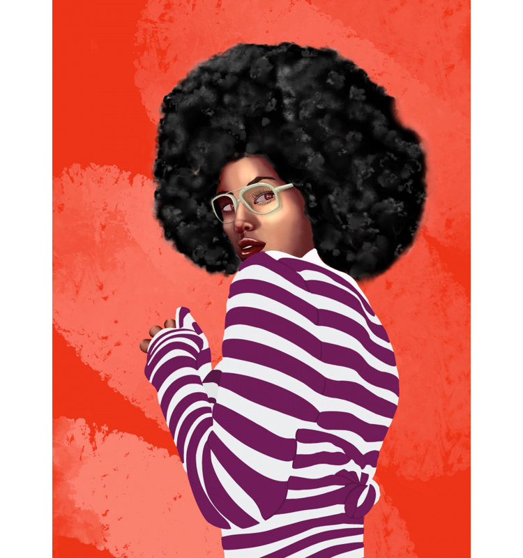 Ratio Print By Bohonewart Copy 11, 60.96 cm H x 91.44 cm W
