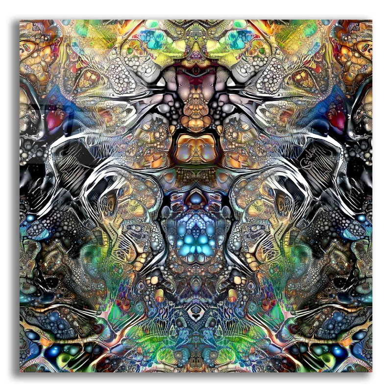 "Mute" par Pierre Gavidia, H 12 po x l 12 po x P 0,13 po