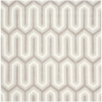 Ellicott Hand Tufted Wool Geometric Rug