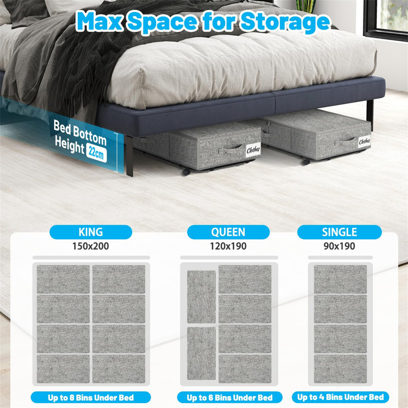 Rebrilliant Linen Underbed Storage