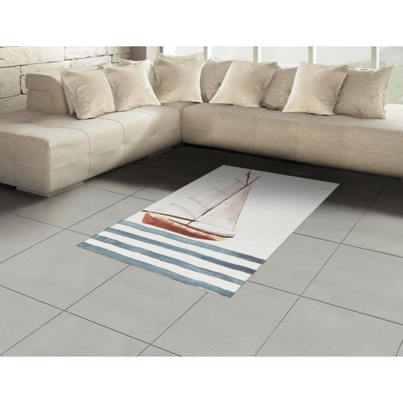 Saying High Density Long Fiber Poly Threads Decorative Area Rug Carpet, Rectangle 4' x 5'8"