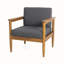 Chaise de patio avec coussins Abyme