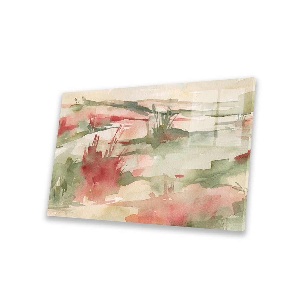 Ivy Bronx Rust Grasslands II Print On Acrylic Glass | Wayfair