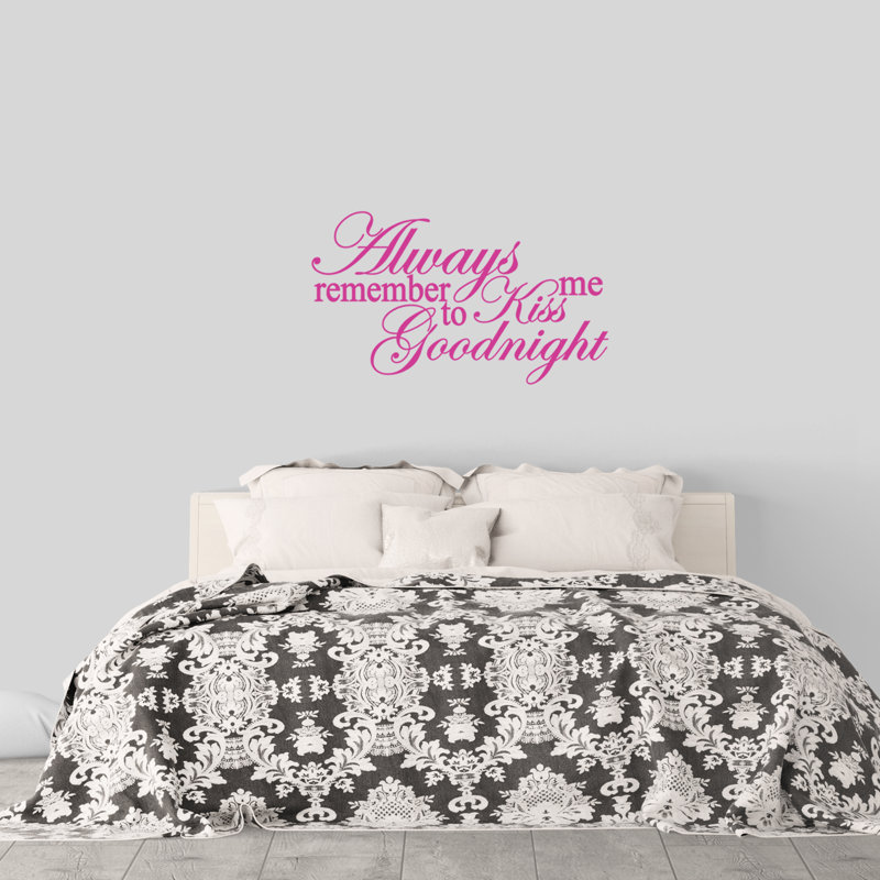 Adhésif décoratif Palos Kiss Me Goodnight, Rose vif