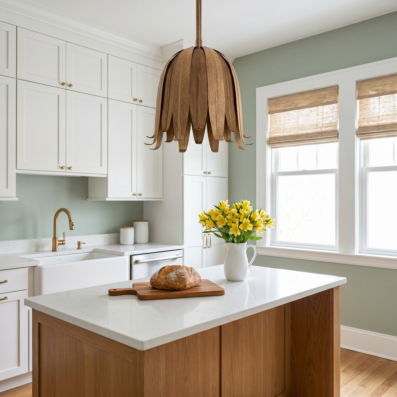 Dimmable Single Light Pendant, Antique Bronze