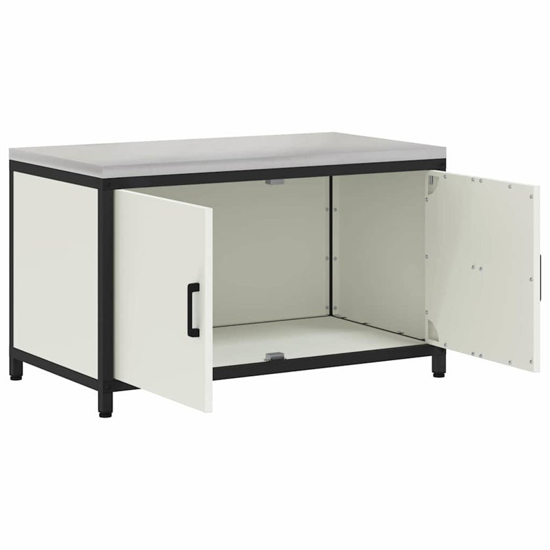 Storage Kitchen Cabinet Set, White