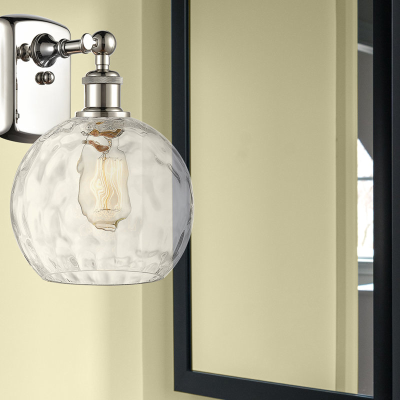 Shauna Armed Sconce, Led, Polished Nickel