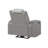 Duran Grey Power Recliner With Power Headrest And LED-1586733595