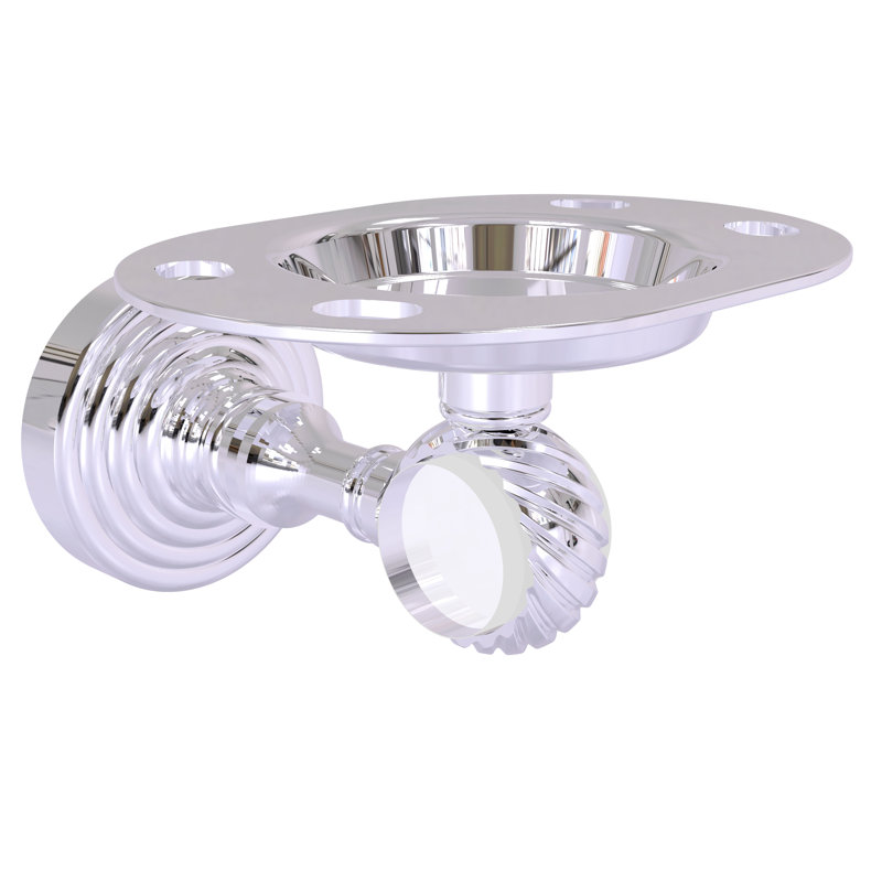 Porte-brosse à dents et gobelet Pacific Grove, Chrome poli