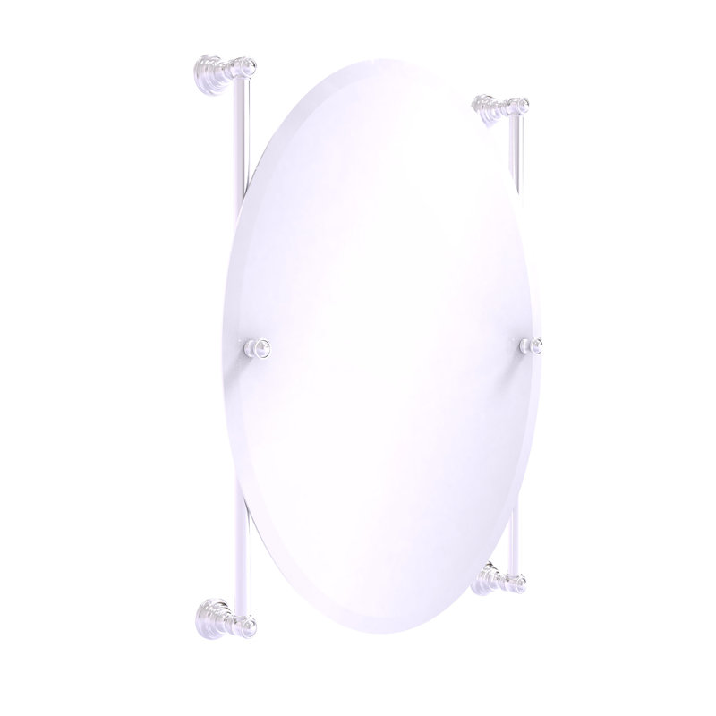 Miroir de salle de bain Freyja, Chrome satiné