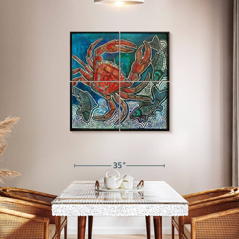 Brampt Feeling Crabby, 38" H x 38" W