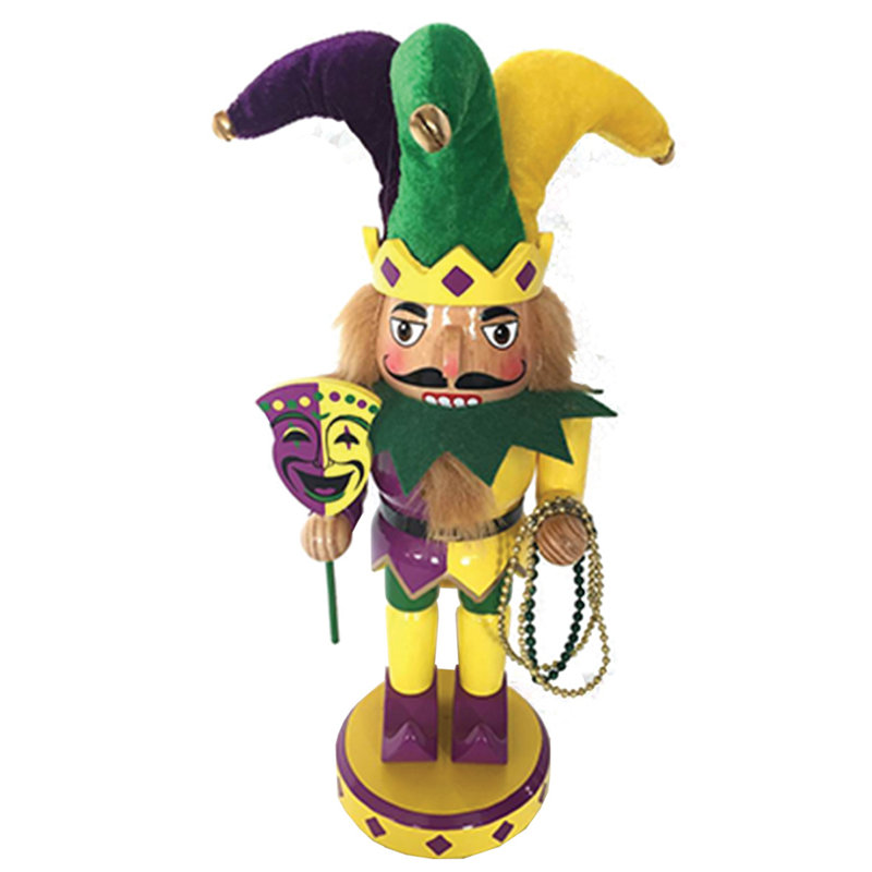Figurine casse-noisette Mardi Gras Jester