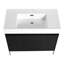Meuble-lavabo autoportant avec lavabo en résine