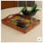 Serving Tray - Decorative Ceramic Tile Mounted Tray With Handles For Farmhouse Style & Décor (15x12x3 Inches)