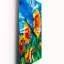 Horloge murale deux tournesols sous un ciel-195996401