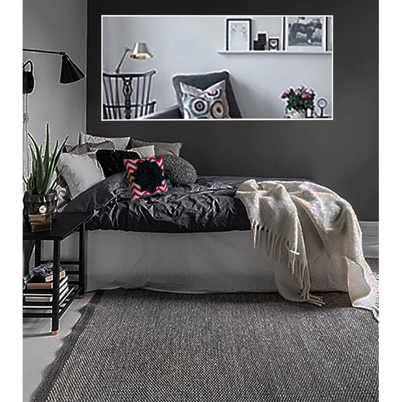 Derosier Metal Flat Wall Mirror, 57.43" H x 20.43" W