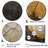 Black Gold Adorned Poteries - Abstract Spirals Wall Art-1531831851-1531831841