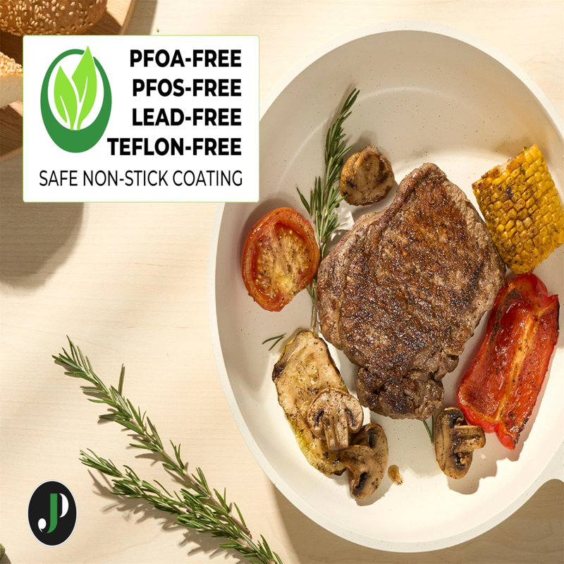 1 - Piece Non-Stick Stoneware Cookware Set