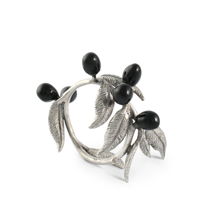 Olive Metal Napkin Ring