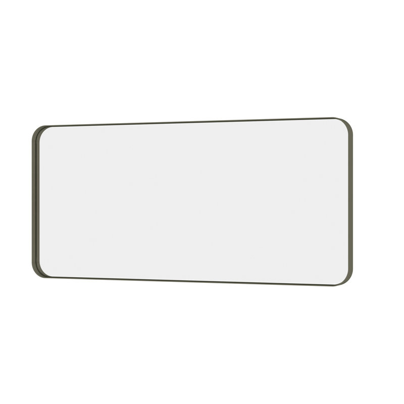 Miroir de salle de bain mural et d'angle Lesamuel, 28 po x 59 po, Bronze