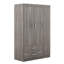 Armoire 3 portes avec 2 tiroirs