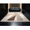 Tapis de couleur unie douce et moelleuse de couleur unie élégante et chic en beige - reliure beige