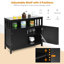 Buffet de cuisine avec 2 portes et tablette-1219029286
