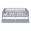 Wooden Daybed with Two Drawers and Fence Guardrails-2134667664-2134667669