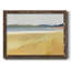Ochre bord de mer II - Toile tendue avec châssis rustique-96287763-96287762