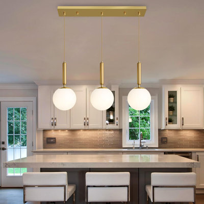 Lustre moderne en verre moderne