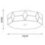 Anely 4 - Light 46cm Unique/Statement Geometric Flush Mount Light-738819383