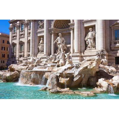Fountain Di Trevi - Wrapped Canvas Print