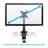 Mount-It Height Adjustable Computer Monitor Mount with Tilting Functionality Fits 13" - 32" Screens