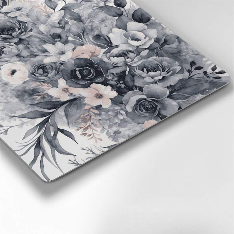 Aquarelle, art mural en métal beige 92, 8" H x 8" W x 0.05" D