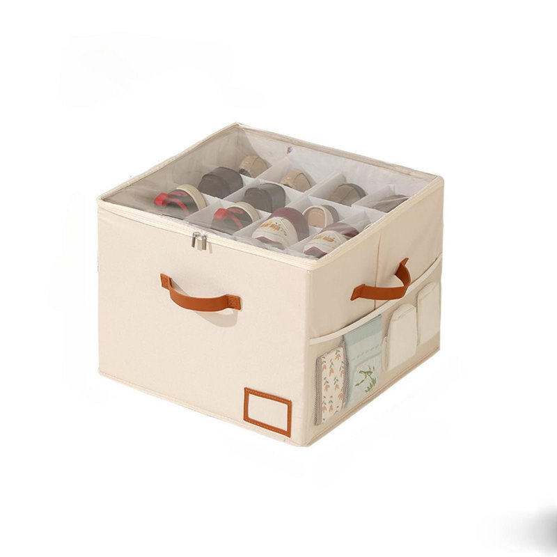 Boîte de rangement pour chaussures grande capacité, White
