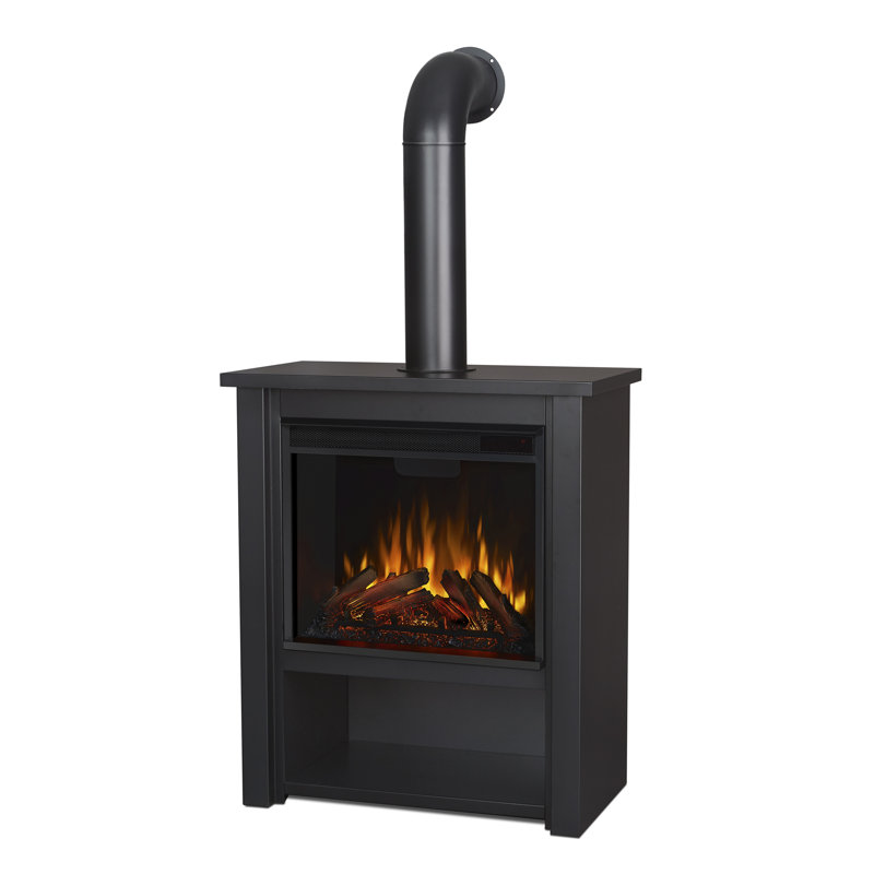 Hollis 32" Electric Fireplace by Real Flame, Black