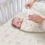 100% Organic Cotton Bunny Crib Sheet, GOTS Certified, Ultra-Soft, Crane Baby