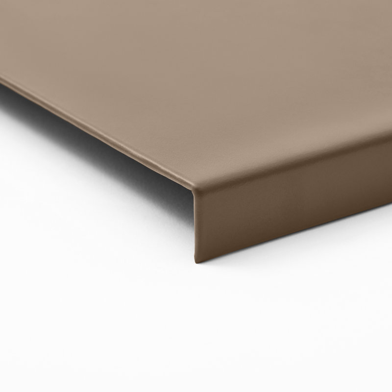 Storyvale Leather Desk Pad, Dove Grey