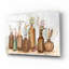 «Fall Brown Bottles A» par Jean Plout, art mural en verre acrylique-2041026671
