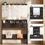 Breasha Black Dressing Table with Mirror