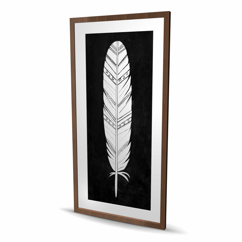 Native American Feather - Ethnic Animals Framed Print Decor