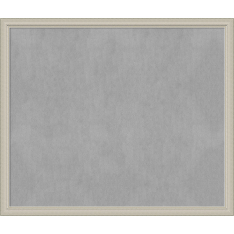 Tableau d'affichage mural en bois magnétique, 44" H x 52" W