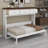 Foldable Murphy Bed With 3 Drawers