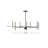 Hux 7-Light Exposed Candle Bulb Chandelier Pendant