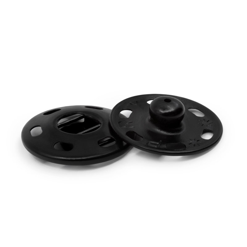 Dritz Sew-On Snaps, 7/8", Black, 48 Sets