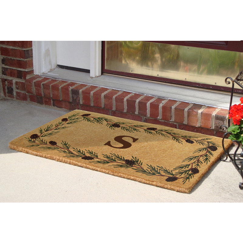 Tapis de porte antidérapant pour l'extérieur, L 22 po x L 36 po, S
