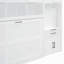 Lit escamotable simple avec placard, tiroirs et bureau-412328306