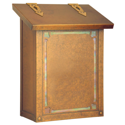 Monarch Metal Wall Mounted Mailbox