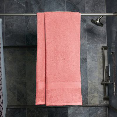 Drap de bain 2 pièces Deluxe en rose cendré 2 pièces Deluxe