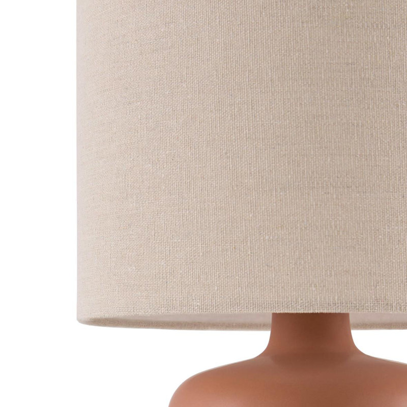 Lampe de table Pramit, Orange brûlé